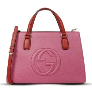 Gucci Medium Soho New Rosette Hibiscus Tote Bag
